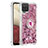 Custodia Silicone Cover Morbida Bling-Bling con Anello Supporto S01 per Samsung Galaxy A12 5G