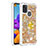 Custodia Silicone Cover Morbida Bling-Bling con Anello Supporto S01 per Samsung Galaxy A21s