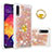 Custodia Silicone Cover Morbida Bling-Bling con Anello Supporto S01 per Samsung Galaxy A30S