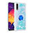 Custodia Silicone Cover Morbida Bling-Bling con Anello Supporto S01 per Samsung Galaxy A30S