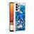 Custodia Silicone Cover Morbida Bling-Bling con Anello Supporto S01 per Samsung Galaxy A32 5G