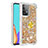 Custodia Silicone Cover Morbida Bling-Bling con Anello Supporto S01 per Samsung Galaxy A52 4G