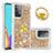 Custodia Silicone Cover Morbida Bling-Bling con Anello Supporto S01 per Samsung Galaxy A52 4G