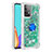 Custodia Silicone Cover Morbida Bling-Bling con Anello Supporto S01 per Samsung Galaxy A52 4G Oro