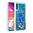 Custodia Silicone Cover Morbida Bling-Bling con Anello Supporto S01 per Samsung Galaxy A70S