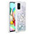 Custodia Silicone Cover Morbida Bling-Bling con Anello Supporto S01 per Samsung Galaxy A71 4G A715