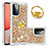 Custodia Silicone Cover Morbida Bling-Bling con Anello Supporto S01 per Samsung Galaxy A72 4G