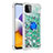 Custodia Silicone Cover Morbida Bling-Bling con Anello Supporto S01 per Samsung Galaxy F42 5G