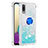 Custodia Silicone Cover Morbida Bling-Bling con Anello Supporto S01 per Samsung Galaxy M02