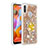 Custodia Silicone Cover Morbida Bling-Bling con Anello Supporto S01 per Samsung Galaxy M11