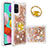 Custodia Silicone Cover Morbida Bling-Bling con Anello Supporto S01 per Samsung Galaxy M40S