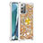 Custodia Silicone Cover Morbida Bling-Bling con Anello Supporto S01 per Samsung Galaxy Note 20 5G