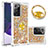 Custodia Silicone Cover Morbida Bling-Bling con Anello Supporto S01 per Samsung Galaxy Note 20 Ultra 5G