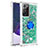 Custodia Silicone Cover Morbida Bling-Bling con Anello Supporto S01 per Samsung Galaxy Note 20 Ultra 5G