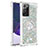 Custodia Silicone Cover Morbida Bling-Bling con Anello Supporto S01 per Samsung Galaxy Note 20 Ultra 5G