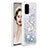 Custodia Silicone Cover Morbida Bling-Bling con Anello Supporto S01 per Samsung Galaxy S20 5G