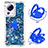 Custodia Silicone Cover Morbida Bling-Bling con Anello Supporto S01 per Xiaomi Civi 2 5G