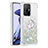 Custodia Silicone Cover Morbida Bling-Bling con Anello Supporto S01 per Xiaomi Mi 11T 5G
