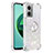 Custodia Silicone Cover Morbida Bling-Bling con Anello Supporto S01 per Xiaomi Redmi Note 11E 5G