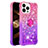 Custodia Silicone Cover Morbida Bling-Bling con Anello Supporto S02 per Apple iPhone 13 Pro Max