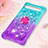 Custodia Silicone Cover Morbida Bling-Bling con Anello Supporto S02 per Google Pixel 7a 5G