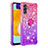 Custodia Silicone Cover Morbida Bling-Bling con Anello Supporto S02 per Samsung Galaxy A04s