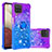 Custodia Silicone Cover Morbida Bling-Bling con Anello Supporto S02 per Samsung Galaxy A12 5G