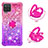 Custodia Silicone Cover Morbida Bling-Bling con Anello Supporto S02 per Samsung Galaxy A12 5G