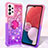 Custodia Silicone Cover Morbida Bling-Bling con Anello Supporto S02 per Samsung Galaxy A13 4G