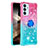 Custodia Silicone Cover Morbida Bling-Bling con Anello Supporto S02 per Samsung Galaxy A15 4G