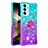 Custodia Silicone Cover Morbida Bling-Bling con Anello Supporto S02 per Samsung Galaxy A15 5G