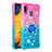 Custodia Silicone Cover Morbida Bling-Bling con Anello Supporto S02 per Samsung Galaxy A20