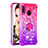 Custodia Silicone Cover Morbida Bling-Bling con Anello Supporto S02 per Samsung Galaxy A20e