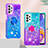 Custodia Silicone Cover Morbida Bling-Bling con Anello Supporto S02 per Samsung Galaxy A23 4G