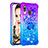 Custodia Silicone Cover Morbida Bling-Bling con Anello Supporto S02 per Samsung Galaxy A40