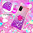 Custodia Silicone Cover Morbida Bling-Bling con Anello Supporto S02 per Samsung Galaxy A41