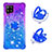 Custodia Silicone Cover Morbida Bling-Bling con Anello Supporto S02 per Samsung Galaxy A42 5G