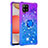 Custodia Silicone Cover Morbida Bling-Bling con Anello Supporto S02 per Samsung Galaxy A42 5G