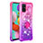 Custodia Silicone Cover Morbida Bling-Bling con Anello Supporto S02 per Samsung Galaxy A51 5G