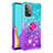 Custodia Silicone Cover Morbida Bling-Bling con Anello Supporto S02 per Samsung Galaxy A52 4G