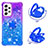 Custodia Silicone Cover Morbida Bling-Bling con Anello Supporto S02 per Samsung Galaxy A53 5G