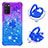 Custodia Silicone Cover Morbida Bling-Bling con Anello Supporto S02 per Samsung Galaxy M02s