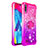 Custodia Silicone Cover Morbida Bling-Bling con Anello Supporto S02 per Samsung Galaxy M10