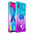 Custodia Silicone Cover Morbida Bling-Bling con Anello Supporto S02 per Samsung Galaxy M10