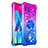 Custodia Silicone Cover Morbida Bling-Bling con Anello Supporto S02 per Samsung Galaxy M10