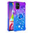 Custodia Silicone Cover Morbida Bling-Bling con Anello Supporto S02 per Samsung Galaxy M51