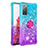 Custodia Silicone Cover Morbida Bling-Bling con Anello Supporto S02 per Samsung Galaxy S20 FE 4G