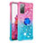 Custodia Silicone Cover Morbida Bling-Bling con Anello Supporto S02 per Samsung Galaxy S20 FE 4G