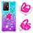 Custodia Silicone Cover Morbida Bling-Bling con Anello Supporto S02 per Xiaomi Mi 11T 5G