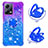 Custodia Silicone Cover Morbida Bling-Bling con Anello Supporto S02 per Xiaomi Poco X5 5G